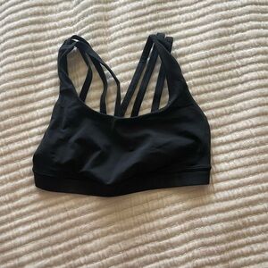Lululemon black sports bra